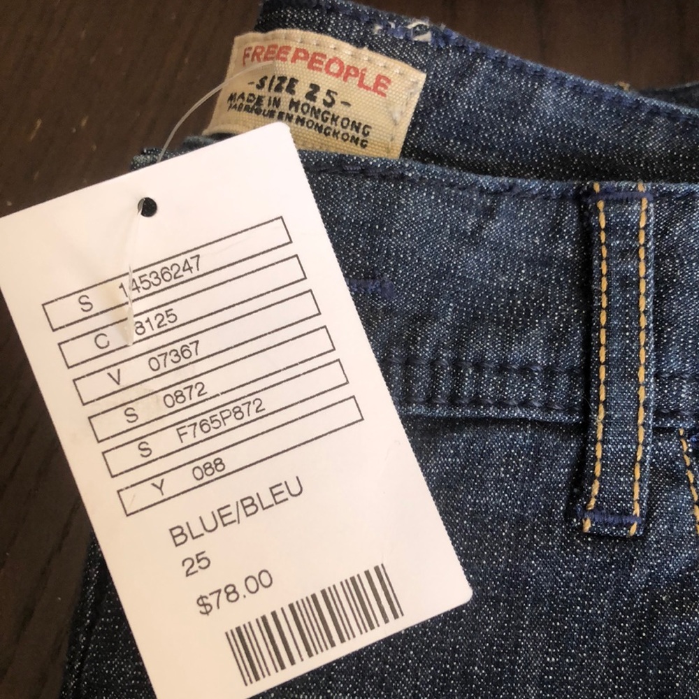 NWT - Free People Capri jeans